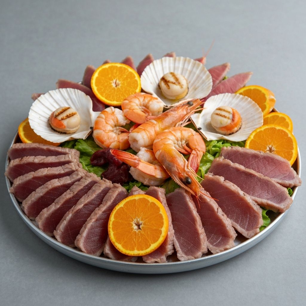 Seafood platter